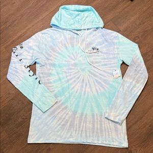 Surf Style Light Blue Hoodie